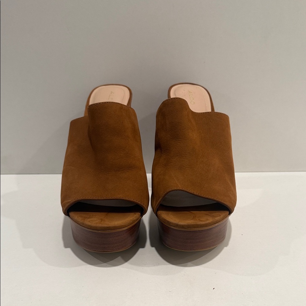 Aldo Tan Suede Women's Mules